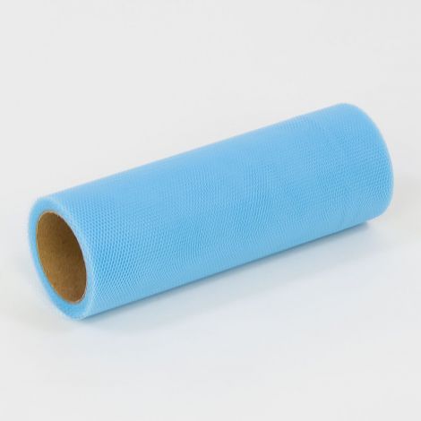 Tiul w rolce 15cm x 10y niebieski jasny